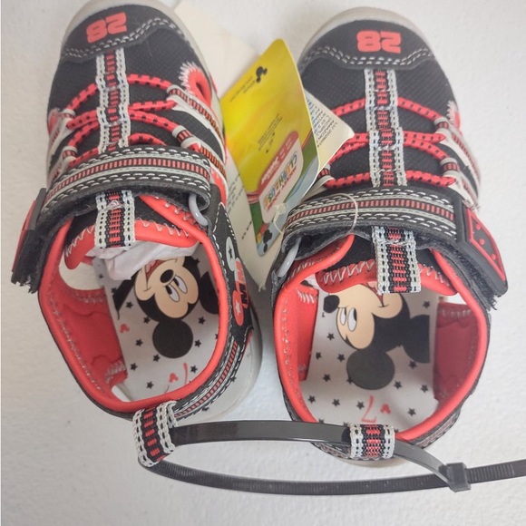 Mickey Mouse Sandals Toddler Size 7 Disney Closed Toe - Picture 5 of 7